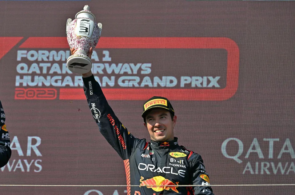 Checo Pérez se recupera en la Fórmula 1 con un tercer lugar en el GP de Hungría: “Vamos por el podio cada fin de semana”