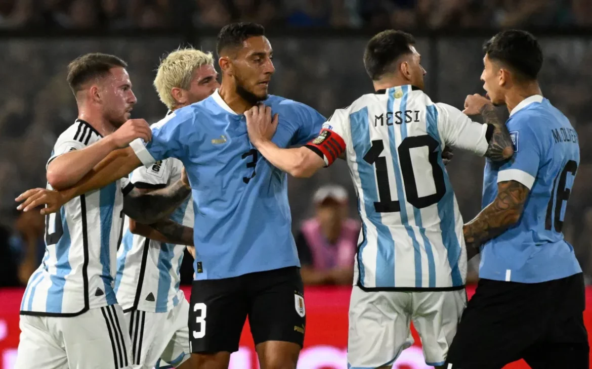 Lionel Messi terminó enojado tras el partido contra Uruguay